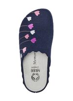 Mubb, klassische Damen-Hausschuhe, Weite H, mit anatomisch geformtem Fu&szlig;bett 