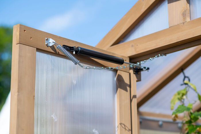 Hochwertiges Gew&auml;chshaus aus Zedernholz 