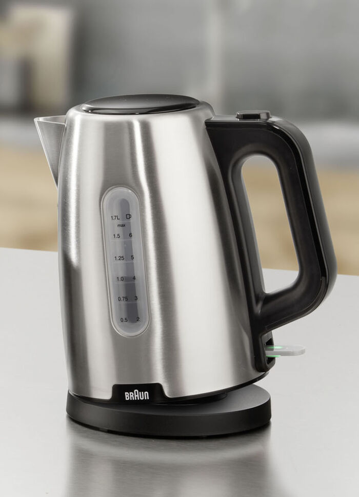 BRAUN Fr&uuml;hst&uuml;cksserie PurShine aus hochwertigem Edelstahl SCHWARZ-SILBER