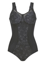 Anita Hosenkorselett mit transparenten Tülleinsätzen SCHWARZ