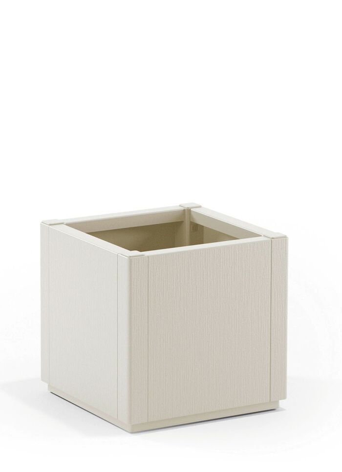 Pflanzkasten aus recyceltem Polypropylen WEISS