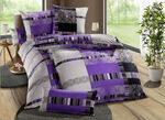 Bettwäsche-Garnitur mit Reißverschluss LILA
