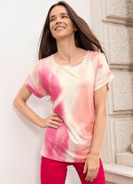 Shirt mit Batik-Optik 