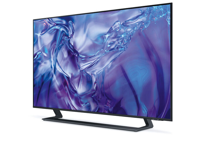 Rahmenloser Samsung 4K-Ultra-HD-LED-Fernseher mit Smart-TV SCHWARZ
