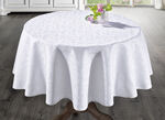 Bügelfreie Tischdecke mit Fleckschutz-Ausrüstung WEISS