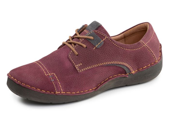 Josef Seibel, klassische Damen-Schn&uuml;rschuhe, Weite G, mit herausnehmbarem Fu&szlig;bett 