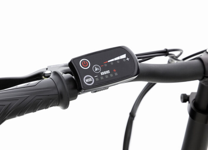 Falt-E-Bike von Verocraft mit Stahl-Faltrahmen SCHWARZ