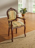 Esszimmerstühle mit Gestell aus massivem Buchenholz GRÜN-NUSSBAUM