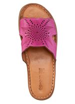 Gemini Pantolette aus Nappaleder mit Perforation PINK
