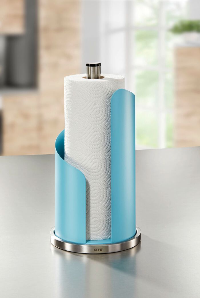 Rollenhalter – aus Edelstahl BLAU