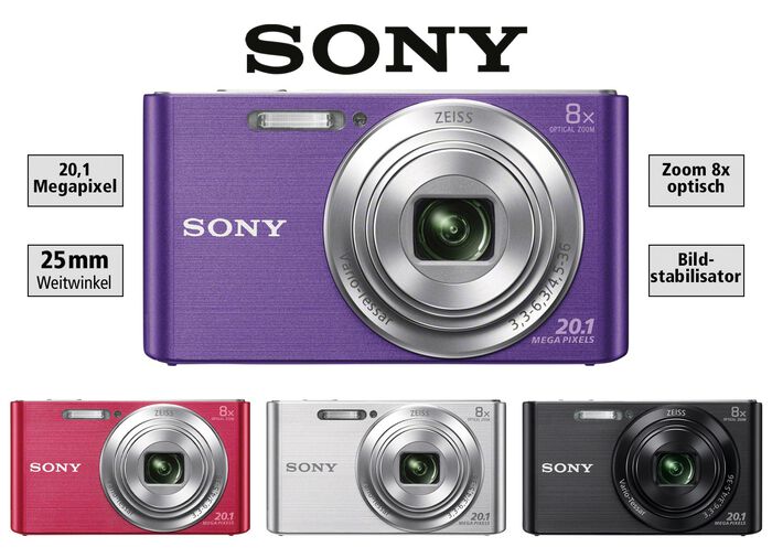 Sony DSC-W830 Digital-Kamera SCHWARZ