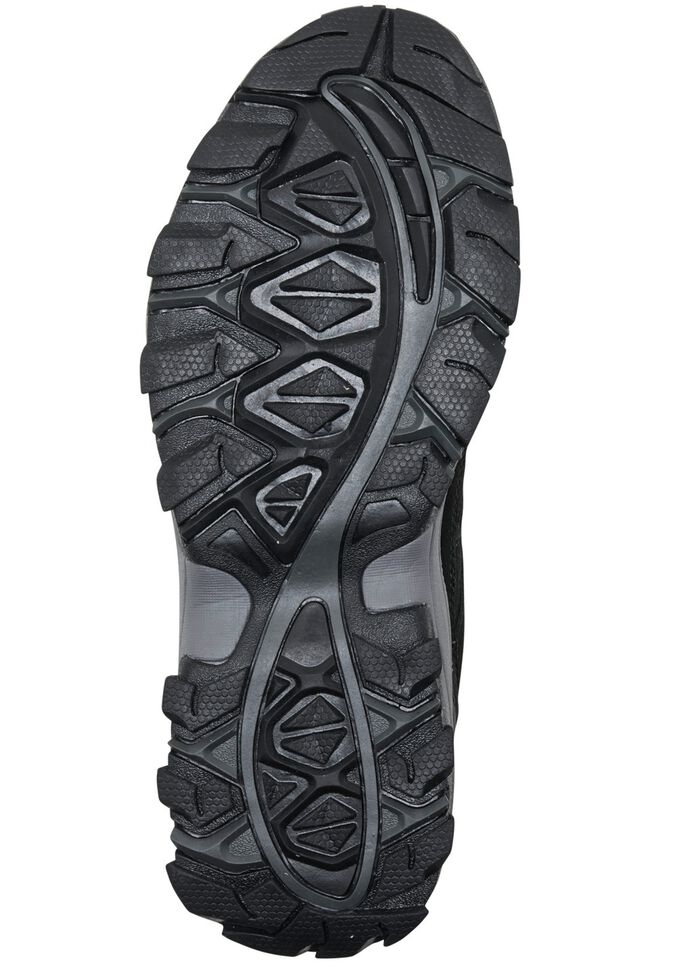 Atmungsaktive Herren-Schn&uuml;rschuhe, mit herausnehmbarem Fu&szlig;bett SCHWARZ