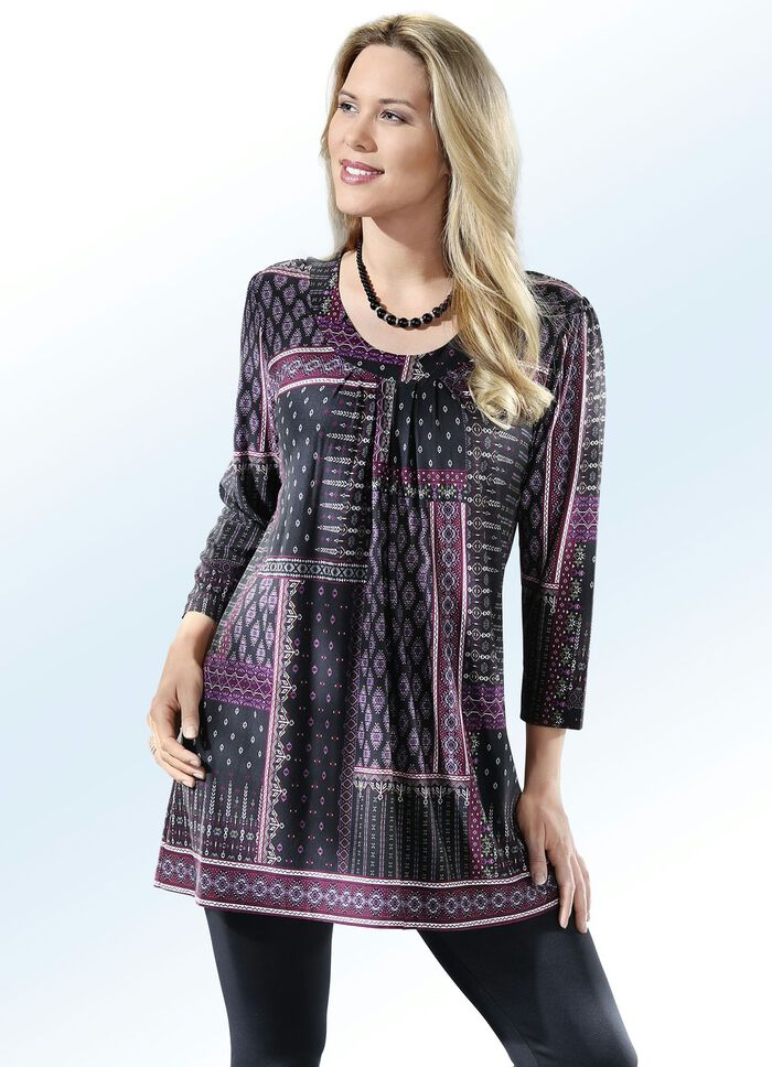 Shirt mit 3/4-langen &Auml;rmeln 