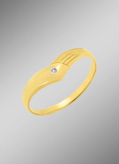 Damenring mit Diamant 