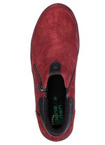 ELENA EDEN, bequeme Damen-Boots, Weite H, mit herausnehmbarem Fu&szlig;bett DUNKELROT