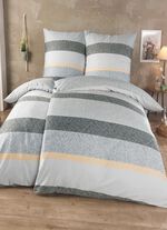 Wendebettw&auml;sche-Garnitur in harmonischer Farbgebung 