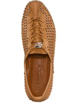 Gemini Mokassin-Slipper mit sommerlicher Perforierung CAMEL