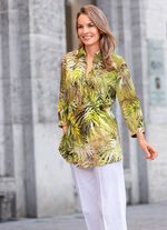 Tunika mit offener Kragenl&ouml;sung 