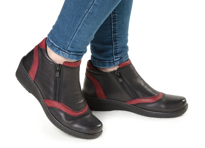 Gemini, bequeme Damen-Boots, Weite H, mit herausnehmbarem Fu&szlig;bett 