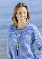 Schlangenkette mit drei gro&szlig;en Schmuckelementen 