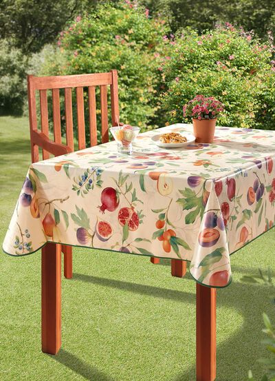 Wachstuch-Tischdecke f&uuml;r innen und au&szlig;en 