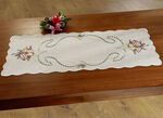 Tisch- und Raumdekoration mit echter Plauener Stickerei