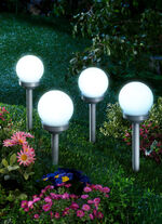 LED-Kugelleuchten, 4er-Set 