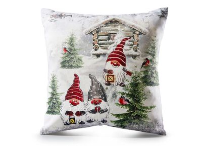 Kissenbez&uuml;ge mit Wichtel-Motiven 