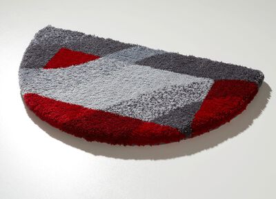Supersoft Badgarnitur von Grund GRAU-ROT