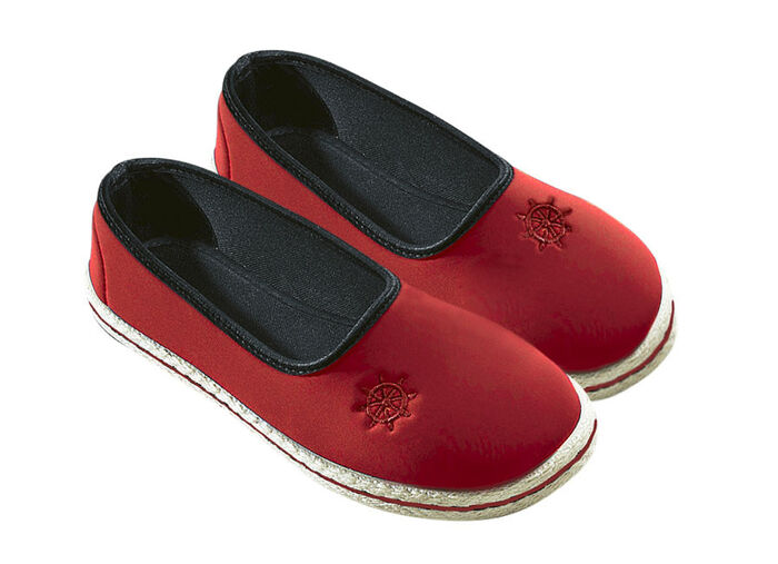 Stretch-Ballerina mit elastischem Einschlupf ROT