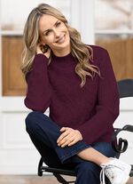 Pullover in Perlfang 