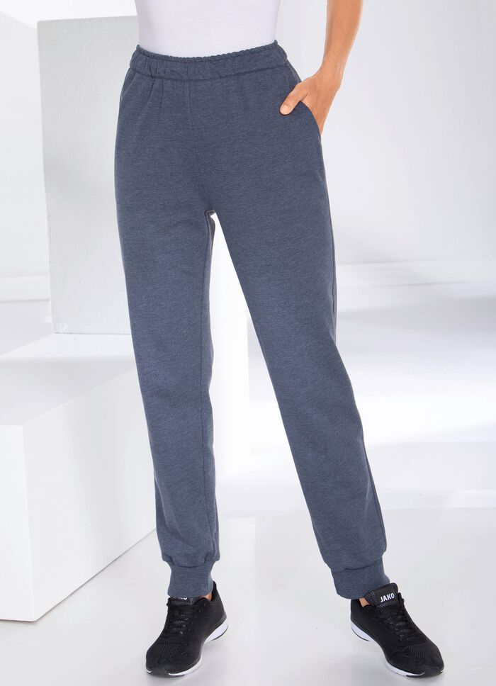 Freizeithose von „Athlet“ in 4 Farben JEANSBLAU MELIERT
