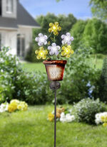 Solarstecker Blumen 