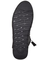 ELENA EDEN Schn&uuml;r-Bootie aus Veloursleder SCHWARZ