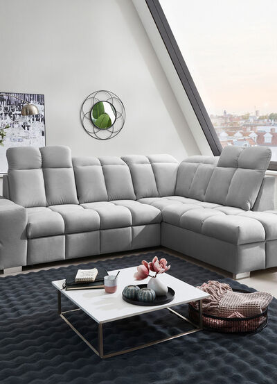 Polsterecke mit Funktion und verstellbaren Kopfst&uuml;tzen 