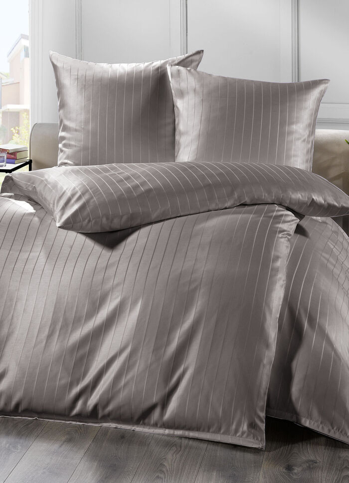 Hochwertige Bettw&auml;sche TAUPE