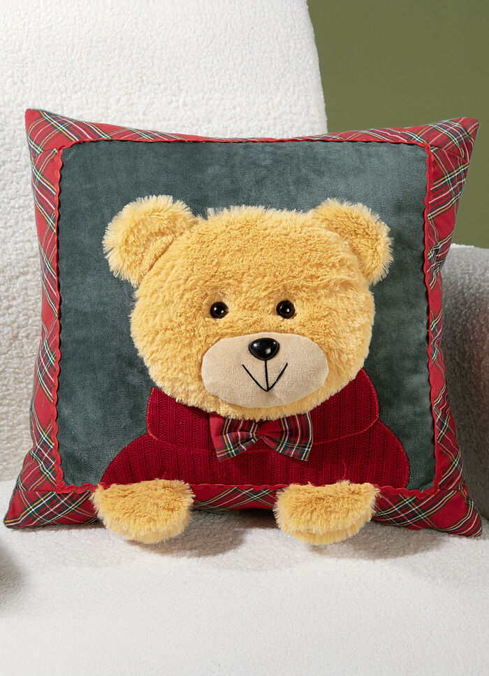 Kissenbezüge Teddys in Samtoptik BUNT