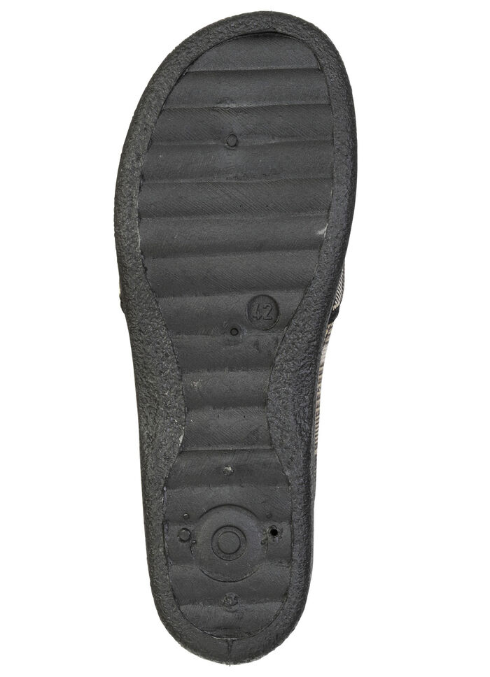 Klassiche Herren-Hausschuhe, mit Gummizug BEIGE