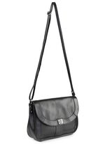 Laurina, Tasche, Damen, mit verstellbarem Umhängeriemen SCHWARZ