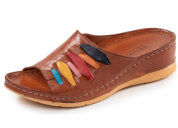 Gemini, trendige Damen-Pantoletten, Weite G, mit Gummizug 