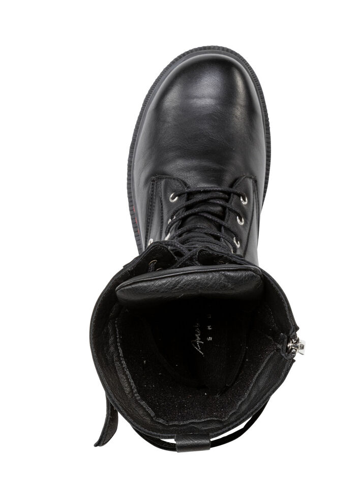 Andrea Conti Schnür-Stiefel mit verstellbarer Schließe SCHWARZ