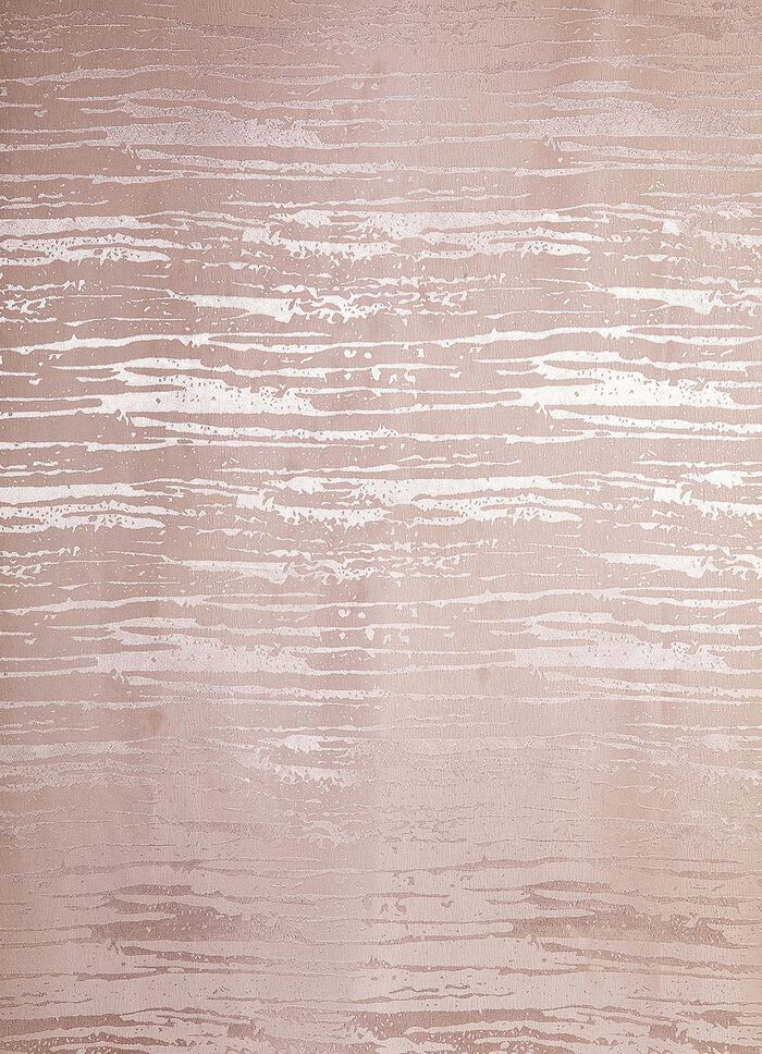 Übergardine aus Dekostoff ROSÉ