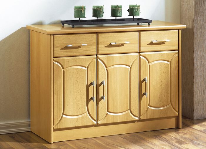 Kommode, 3-t&uuml;rig BUCHE