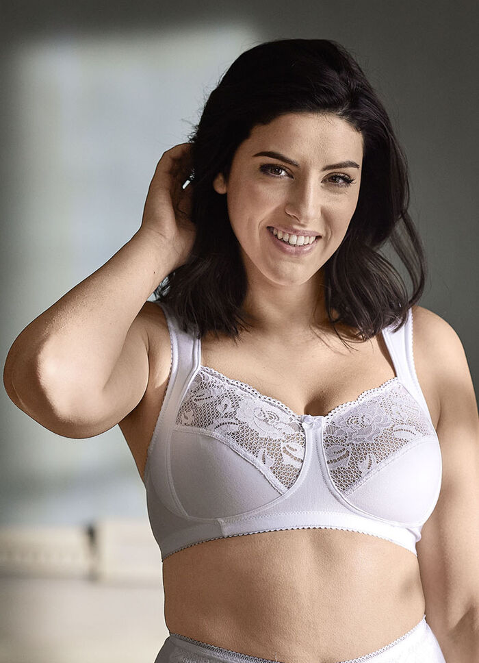 Miss Mary BH mit elastischen Spitzeneinsätzen WEISS