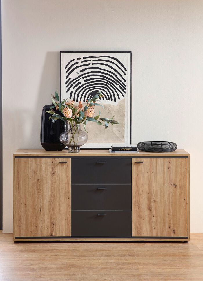 Modernes Sideboard ARTISAN EICHE-GRAFIT