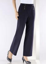 Hose mit dekorativen Zierknöpfen MARINE