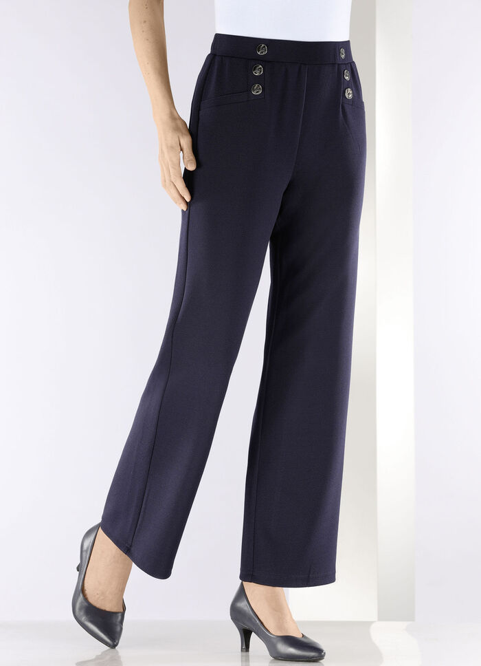 Hose mit dekorativen Zierknöpfen MARINE