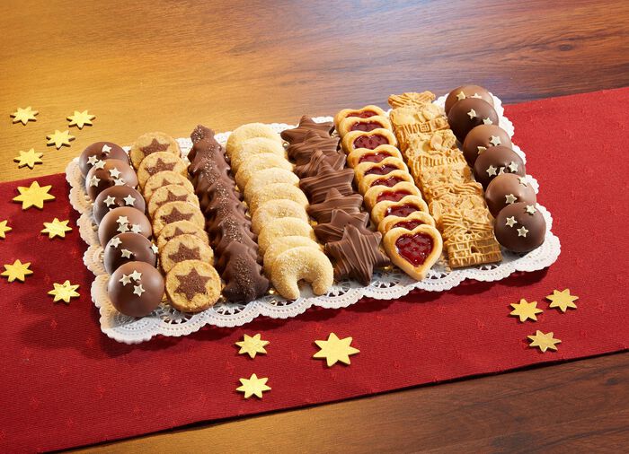 Weihnachts-Harmonie -7 verschiedene Gebäcke 