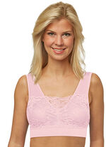 Comfort Spitzen BH im 3er-Set FLIEDER-ROSA-TAUPE