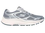 SKECHERS, sportliche Damen-Sneaker, mit herausnehmbarem Fu&szlig;bett SILBER-GRAU